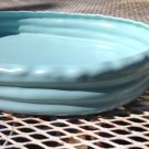 1950S Metlox Aqua Blue Oblong Serving Platter Rustic Cottage California Pottery