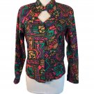 Urban Cowgirl Western Shirt Keyhole Neck Rough Rider Circle T S/M