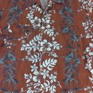 REYN SPOONER Linen Palm Frond Fish Hawaiian Aloha Shirt XL Double Pocket