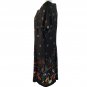Fun Festive NYE 2000 Fireworks Champage Roses Dancing Black Dress Knee Length 18