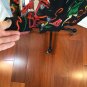 Fun Festive NYE 2000 Fireworks Champage Roses Dancing Black Dress Knee Length 18