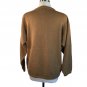 vtg Alpaca Wool Artisan Sweater Brown Color Block Natives 3D Braids Peru L