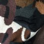 vtg Alpaca Wool Artisan Sweater Brown Color Block Natives 3D Braids Peru L