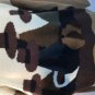 vtg Alpaca Wool Artisan Sweater Brown Color Block Natives 3D Braids Peru L