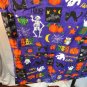Happy Halloween Collage Pumpkin Ghost Scrubs Skeleton Bat Plus 4x / 5X