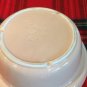Fleur De Lis Peach Gold Ceramic Covered Casserole CA Pottery Mardi Gras 2 cup