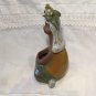 Mid Century Mod Art Ceramic Lady Girl Bud Vase Made In Japan 9â Tall
