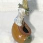 Mid Century Mod Art Ceramic Lady Girl Bud Vase Made In Japan 9â Tall