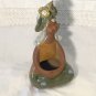 Mid Century Mod Art Ceramic Lady Girl Bud Vase Made In Japan 9â Tall