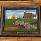 St Andrews Golf Course 3d Fairway Clubhouse Replica Framed Picture 5 X 7