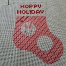 Charley Harper Hoppy Holiday Small Ornament Mini Stocking Needlepoint Canvas
