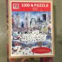 Michael Storrings NY Central Park Holiday Christmas 1000 Pc puzzle Ice Skating