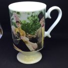 MGM Presents Gigi Footed Pedestal Mug Leslie Caron Maurice Chevalier 1958 1966