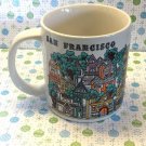 San Francisco Mug Lombard Street CAROL FOLDVARY ANDERSON Victorian Cable Car