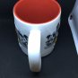 Disney Parks Mickey Mouse Raised Relief Mug Black White Red