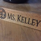 Desk name plate