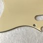 NEW 3 Ply Vintage Yellow Guitar For US Tele F hole Hybrid Pickguard Telecaster Conversion