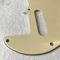 NEW 3 Ply Vintage Yellow Guitar For US Tele F hole Hybrid Pickguard Telecaster Conversion