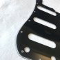 Fits Squier Vintage Modified Bass VI Guitar pickguard , 3 Ply Black