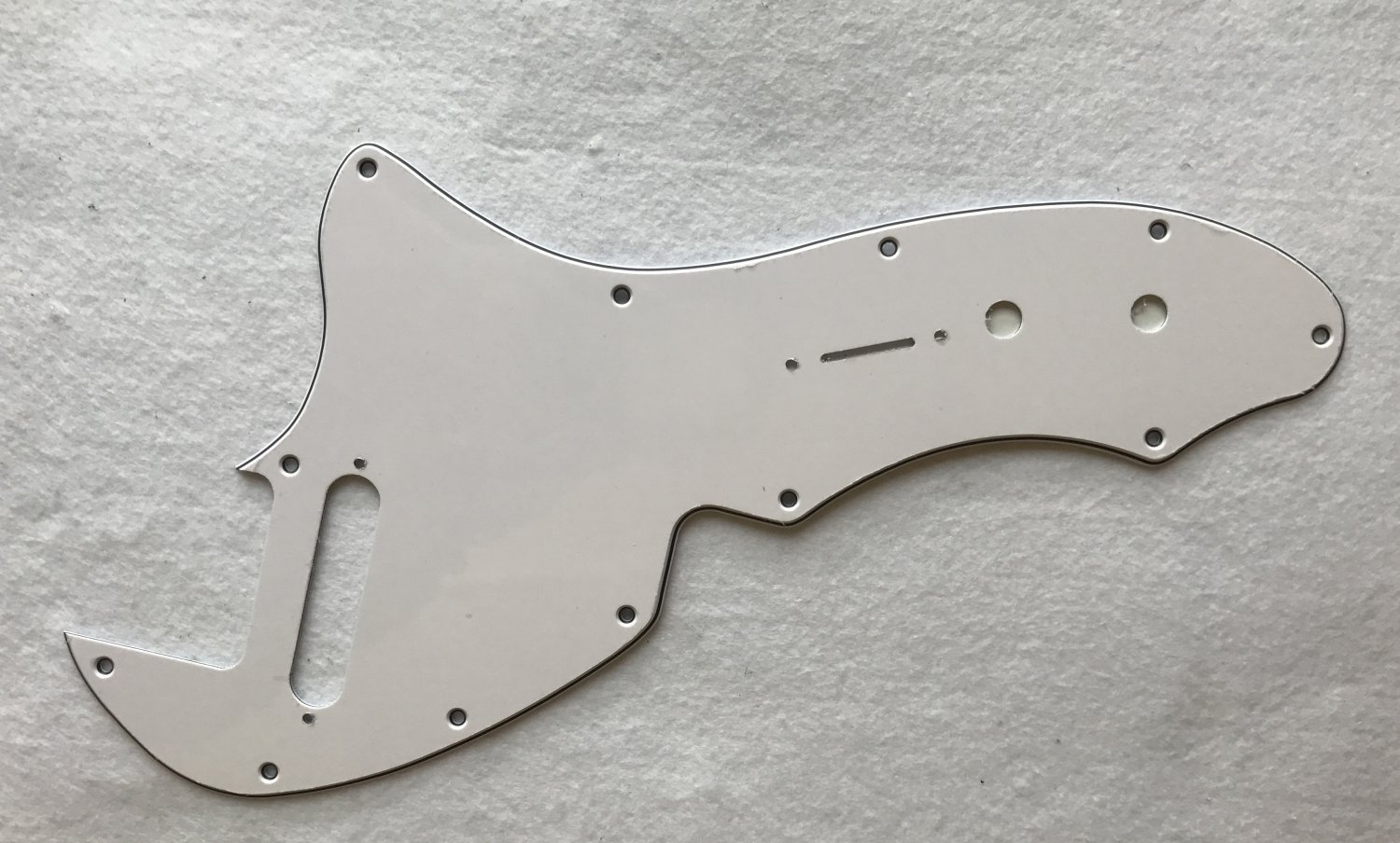 US Telecaster Thinline/Tele 69 Guitar Pickguard , 3 Ply White