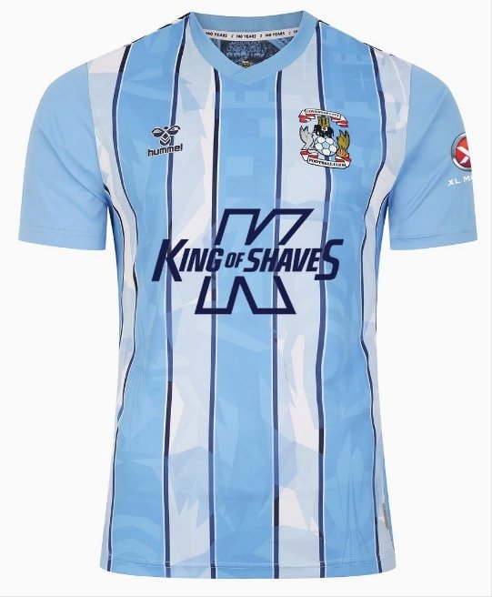 Coventry City 2023 2024 Home Men Football Soccer Shirt Jersey 23-24