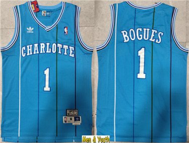 men s youth Basketball Team Uniform 1 Muggsy Bogues Jerseys