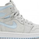 Mens Wmns Air Jordan 1 High Zoom Comfort Cool Grey Light Blue CT0979 004