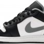 Mens Wmns Air Jordan 1 Low Black Medium Grey 553558 040