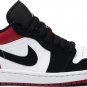 Mens Wmns Air Jordan 1 Low Black Toe 553558 116