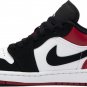 Mens Wmns Air Jordan 1 Low Black Toe 553558 116