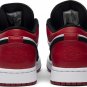 Mens Wmns Air Jordan 1 Low Black Toe 553558 116