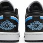 Mens Wmns Air Jordan 1 Low Black University Blue DC0774 041