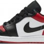 Mens Wmns Air Jordan 1 Low Bred Toe 553558 612