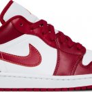 Mens Wmns Air Jordan 1 Low Cardinal Red 553558 607