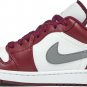 Mens Wmns Air Jordan 1 Low Cherrywood Red 553558 615