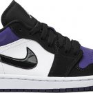 Mens Wmns Air Jordan 1 Low Court Purple 553558 125