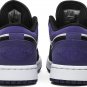 Mens Wmns Air Jordan 1 Low Court Purple 553558 125