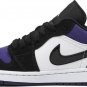 Mens Wmns Air Jordan 1 Low Court Purple 553558 125