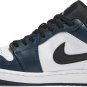 Mens Wmns Air Jordan 1 Low Dark Teal 553558 411