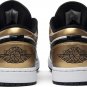 Mens Wmns Air Jordan 1 Low Gold Toe CQ9447 700