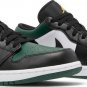 Mens Wmns Air Jordan 1 Low Green Toe 553558 371