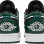 Mens Wmns Air Jordan 1 Low Green Toe 553558 371