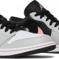 Mens Wmns Air Jordan 1 Low Grey Fog Bleached Coral 553558 062
