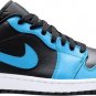 Mens Wmns Air Jordan 1 Low Laser Blue 553558 410