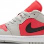 Mens Wmns Air Jordan 1 Low Light Iron Ore Siren Red DC0774 060