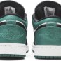 Mens Wmns Air Jordan 1 Low Mystic Green 553558 113