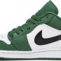 Mens Wmns Air Jordan 1 Low Pine Green 553558 301