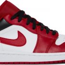 Mens Wmns Air Jordan 1 Low Reverse Black Toe 553558 163