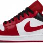 Mens Wmns Air Jordan 1 Low Reverse Black Toe 553558 163