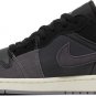 Mens Wmns Air Jordan 1 Low SE Craft Inside Out - Black DN1635 001